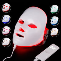 Mascarilla LED Facial 7 Colores — Fototerapia Antiedad