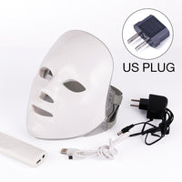 Mascarilla LED Facial 7 Colores — Fototerapia Antiedad