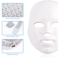 Mascarilla LED Facial 7 Colores — Fototerapia Antiedad